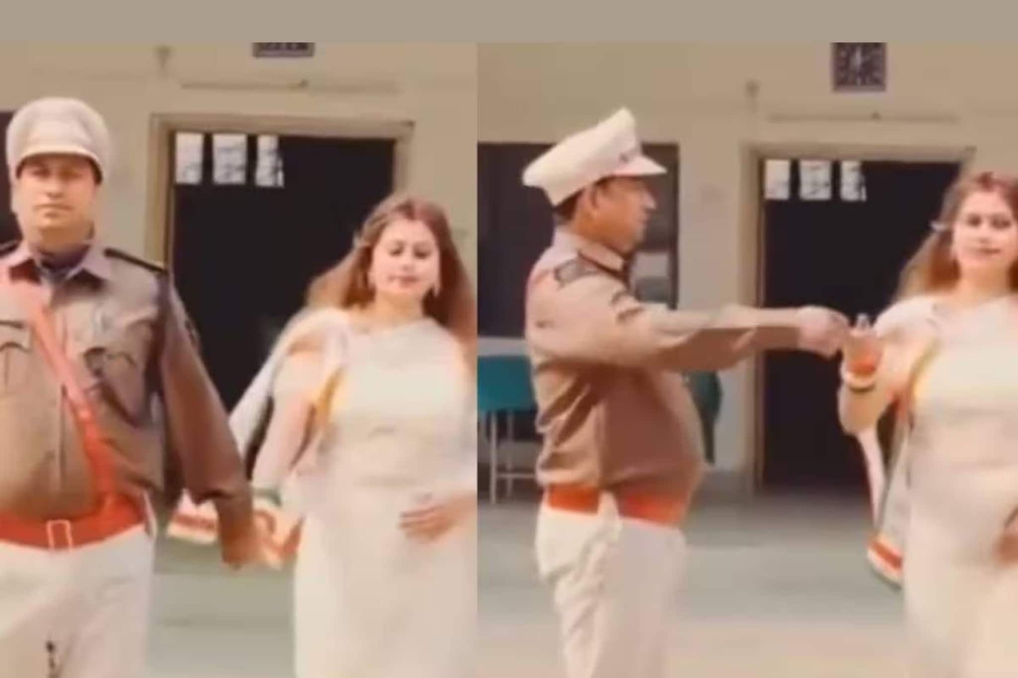 ഭാര്യയ്ക്കൊപ്പം ഔദ്യോഗിക വേഷത്തില് പോലീസ് സ്റ്റേഷനു മുന്നില് റീല്; ഇൻസ്പെക്ടർക്ക് സ്വസ്ഥമായി വീട്ടിലിരിക്കാം ഭാര്യയ്ക്കൊപ്പം ഔദ്യോഗിക വേഷത്തില് പോലീസ് സ്റ്റേഷനു മുന്നില് റീല്; ഇൻസ്പെക്ടർക്ക് സ്വസ്ഥമായി വീട്ടിലിരിക്കാം