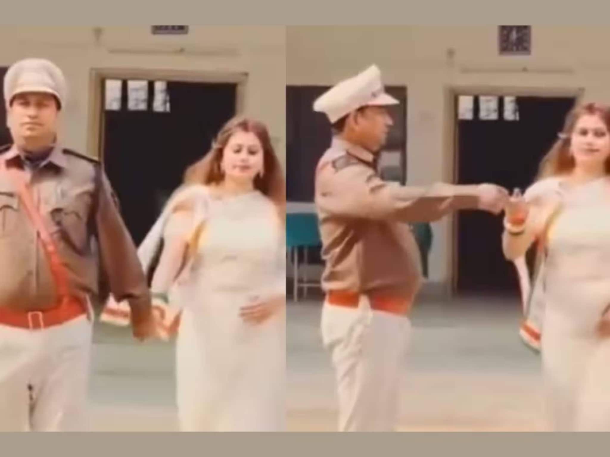 ഭാര്യയ്‌ക്കൊപ്പം ഔദ്യോഗിക വേഷത്തില്‍ പോലീസ് സ്‌റ്റേഷനു മുന്നില്‍ റീല്‍; ഇൻസ്പെക്ടർക്ക് സ്വസ്ഥമായി വീട്ടിലിരിക്കാം