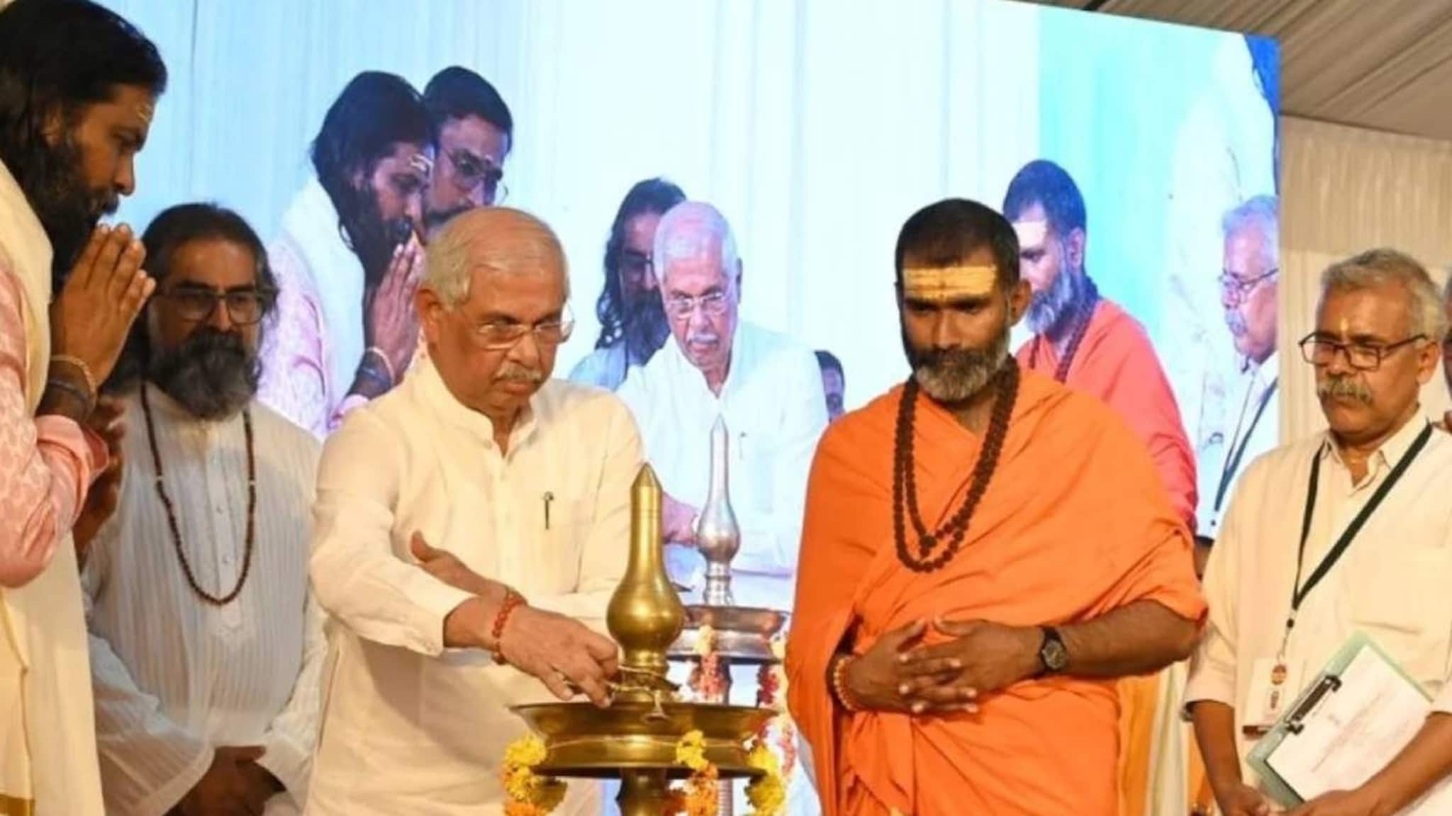 മഹാമാഘ മഹോത്സവം 2026ന്  തുടക്കം; ധർമധ്വജാരോഹണം നിർവഹിച്ചത് ഗവർണർ