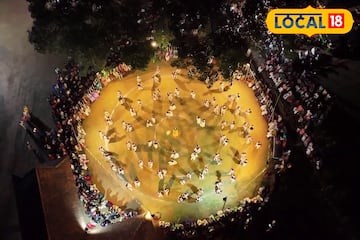 താളലയങ്ങളുടെ പൂർണ്ണതയിൽ 101 മങ്കമാർ; പൈങ്കണ്ണൂർ മഹാക്ഷേത്ര മുറ്റത്ത് വിസ്മയമായി മെഗാ തിരുവാതിര