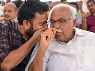 പി.ജെ. കുര്യനും രാഹുൽ മാങ്കൂട്ടത്തിലും