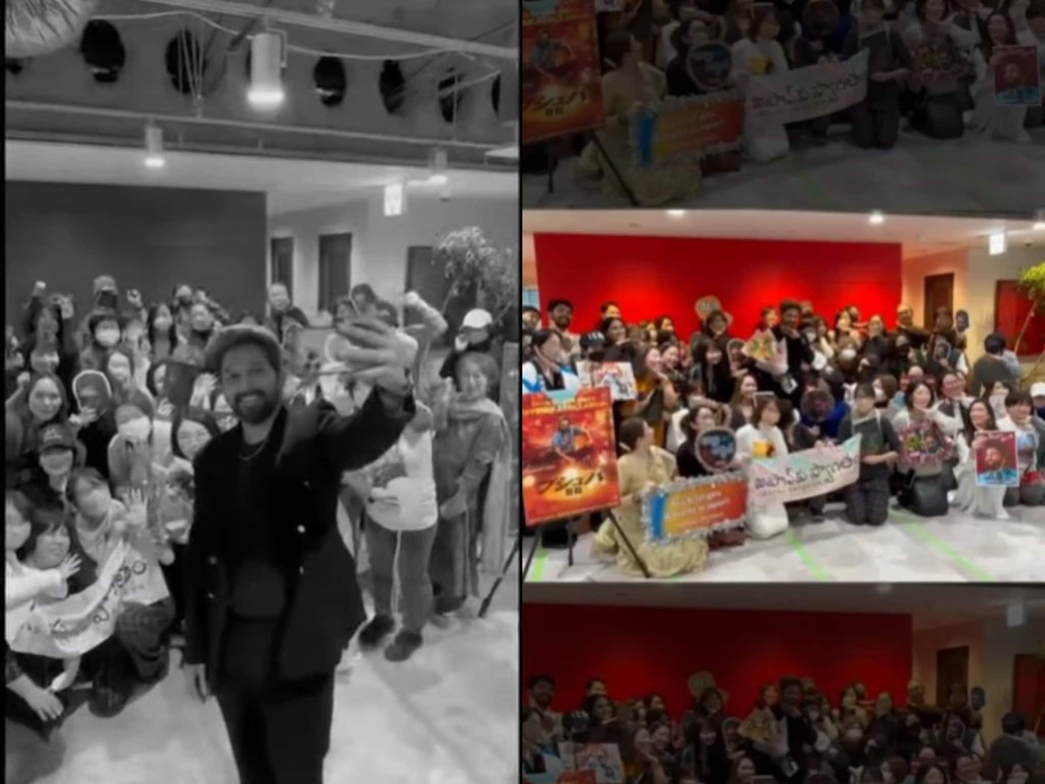 Allu Arjun | ജപ്പാനിലും 'പുഷ്പ' തരംഗം; അല്ലു അർജുന് ഗംഭീര വരവേൽപ്പ്