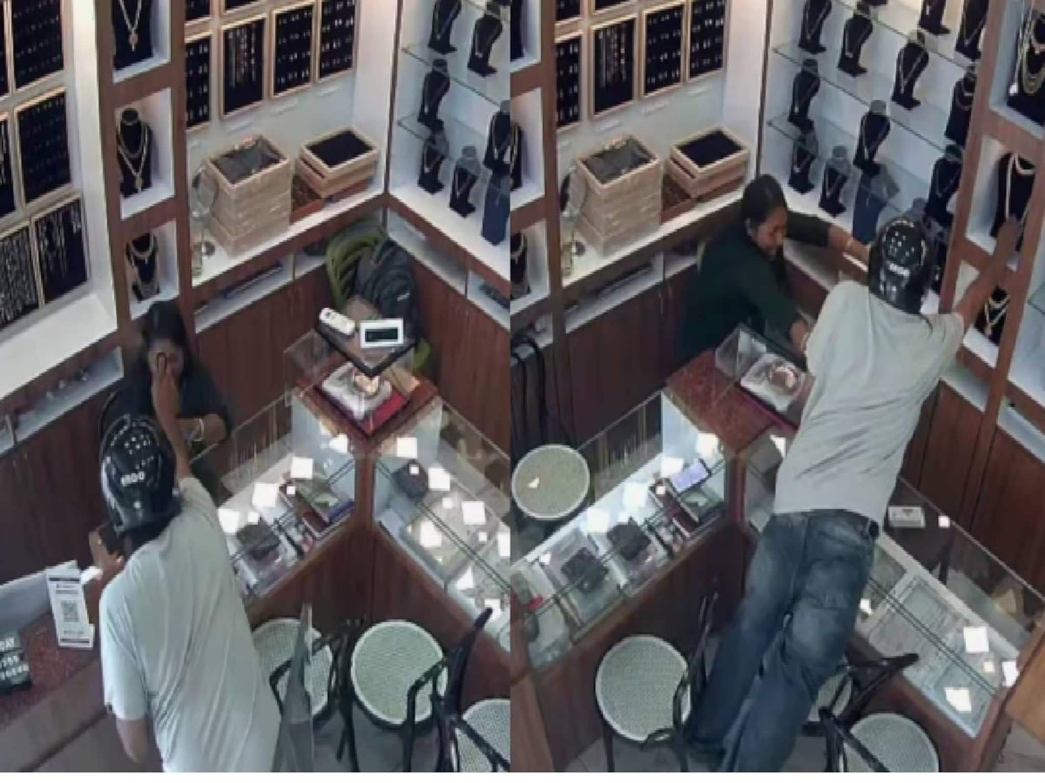 എറണാകുളത്ത് പെപ്പർ സ്‌പ്രേ അടിച്ച് ജ്വല്ലറിയിൽ സ്വർണം എന്ന് കരുതി മോഡൽ ആഭരണം മോഷ്ടിച്ച സഹോദരങ്ങൾ അറസ്റ്റിൽ