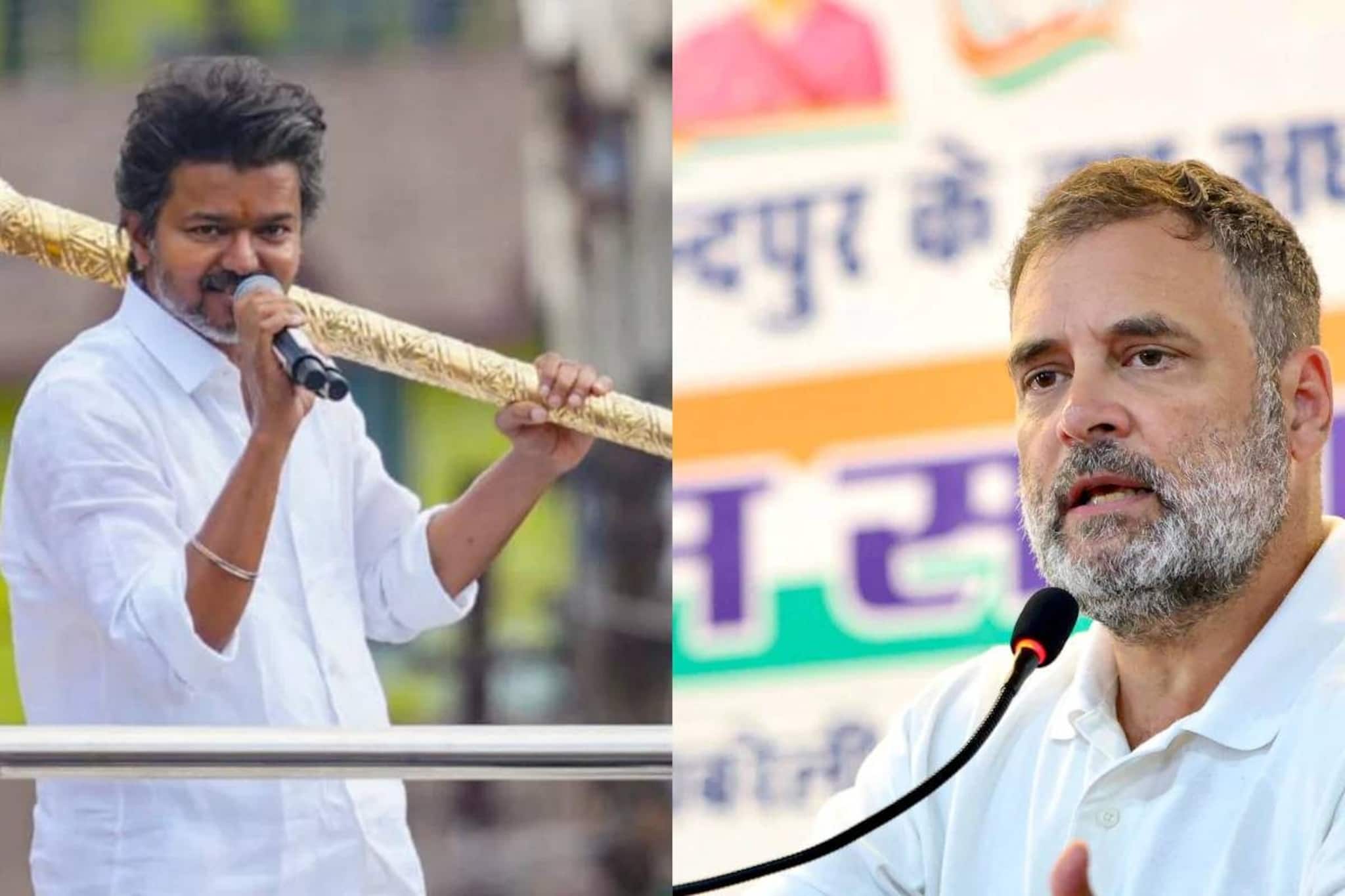 വേണ്ടാട്ടാ... രാഹുൽ ഗാന്ധി ബൂസ്റ്റും ഹോർലിക്സും തരുന്നുണ്ട്; ടിവികെയുടെ ഓഫർ നിരസിച്ച് കോൺഗ്രസ് വേണ്ടാട്ടാ... രാഹുൽ ഗാന്ധി ബൂസ്റ്റും ഹോർലിക്സും തരുന്നുണ്ട്; ടിവികെയുടെ ഓഫർ നിരസിച്ച് കോൺഗ്രസ്