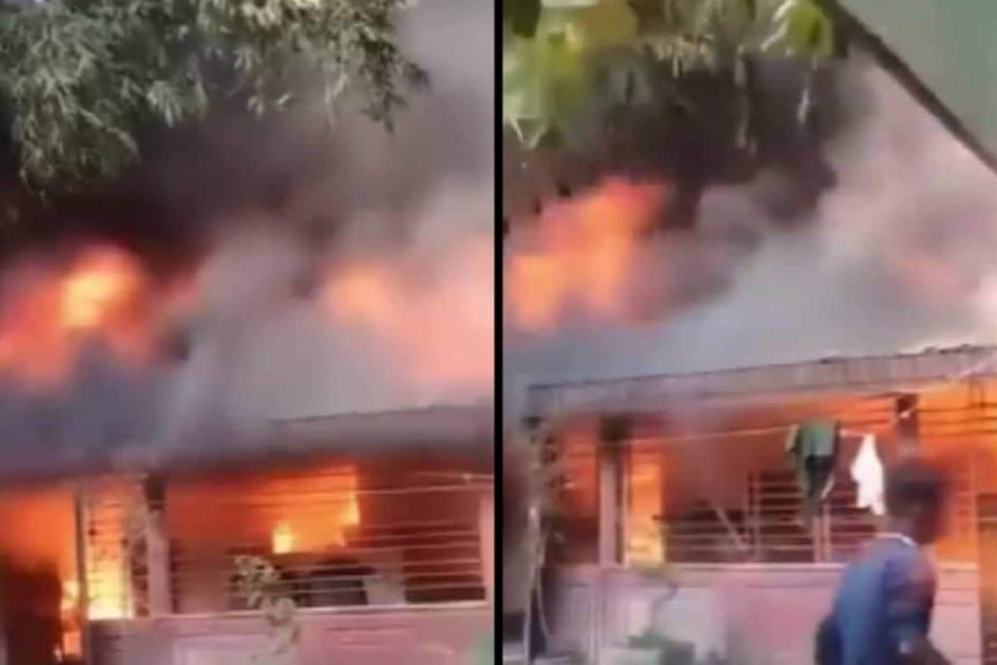 ബംഗ്ലാദേശിൽ ന്യൂനപക്ഷങ്ങൾക്കെതിരായ ആക്രമണം തുടരുന്നു: ഹിന്ദു അധ്യാപകൻ്റെ വീട് തീയിട്ടു നശിപ്പിച്ചു