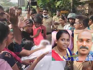 അപകടത്തിൽ ഭാര്യയ്ക്ക് പിന്നാലെ ഭർത്താവും മരിച്ചു; അനാഥരായി മക്കൾ; കസ്റ്റഡിയിലെടുത്ത ഥാർ കത്തിച്ച് അജ്ഞാതർ