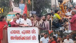 സിപിഐ പ്രവർത്തകര്‍ അമ്പലപ്പടിയിൽ നടത്തിയ ആഹ്ലാദ പ്രകടനം