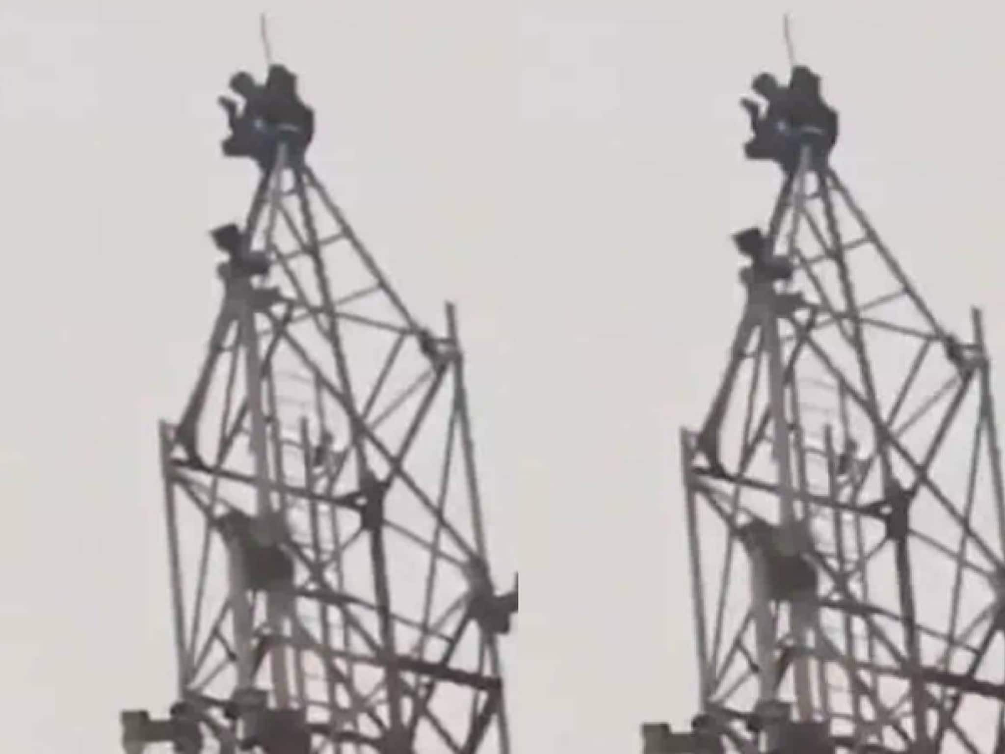 പ്രണയനൈരാശ്യത്തിൽ 150 അടി ഉയരമുള്ള മൊബൈൽ ടവറിൽ കയറി ജീവനൊടുക്കുമെന്ന് ഭീഷണി മുഴക്കി യുവാവ്