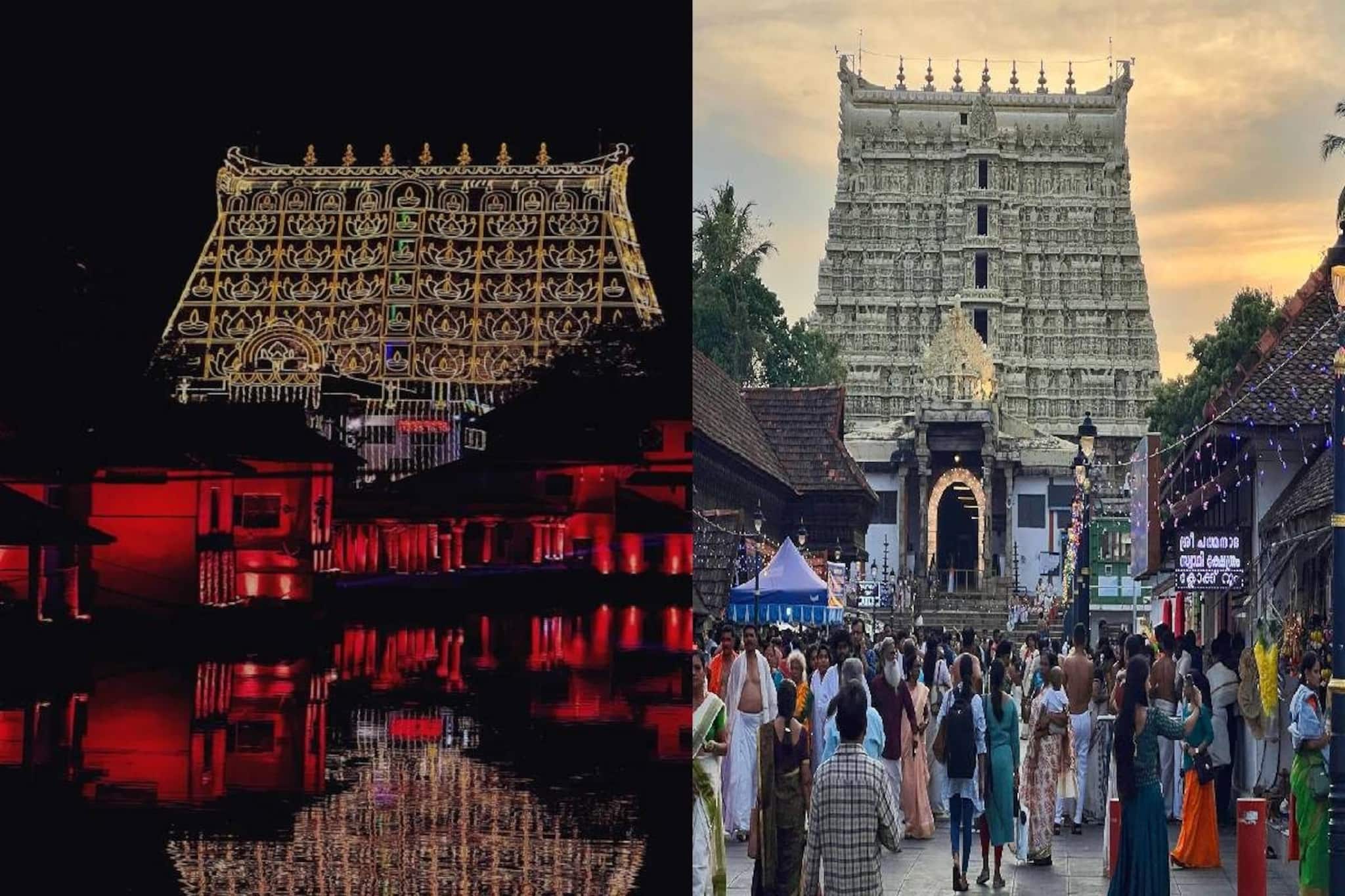 ശ്രീപത്മനാഭസ്വാമി ക്ഷേത്രത്തിൽ ലക്ഷം ദീപങ്ങളുടെ പ്രഭയിൽ ഇന്ന് പൊന്നും ശീവേലി