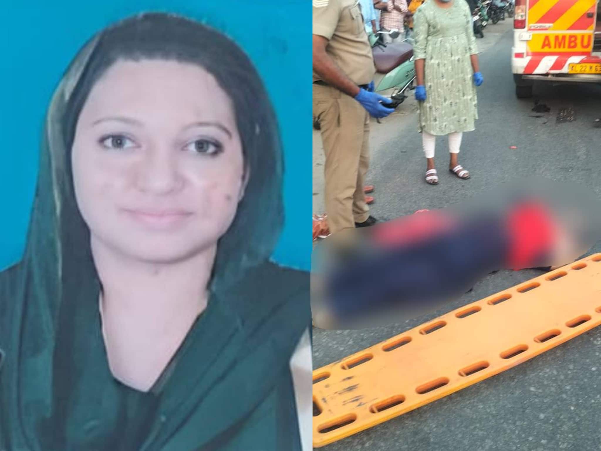 ബൈക്ക് മറിഞ്ഞ് റോഡിലേക്ക് വീണ കെഎസ്എഫ്ഇ ജീവനക്കാരി ടിപ്പർ ലോറിയിടിച്ച് മരിച്ചു