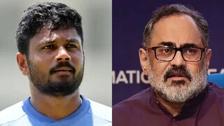 സഞ്ജു സാംസൺ, രാജീവ് ചന്ദ്രശേഖർ