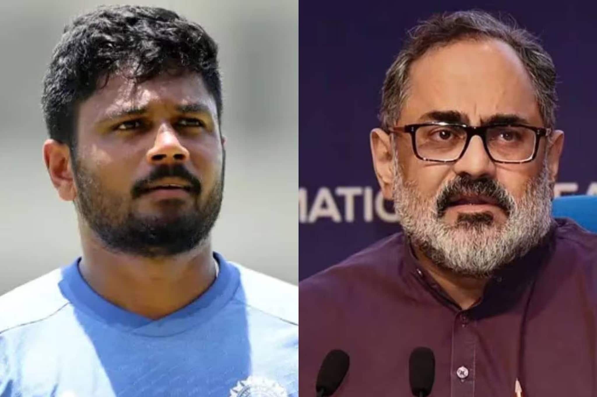 സഞ്ജു സാംസൺ ബിജെപി സ്ഥാനാർത്ഥിയാകുമോ? മറുപടിയുമായി രാജീവ് ചന്ദ്രശേഖർ