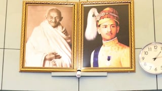 ചിത്തിര തിരുനാളിന്റെ ചിത്രം പുനസ്ഥാപിച്ചപ്പോൾ