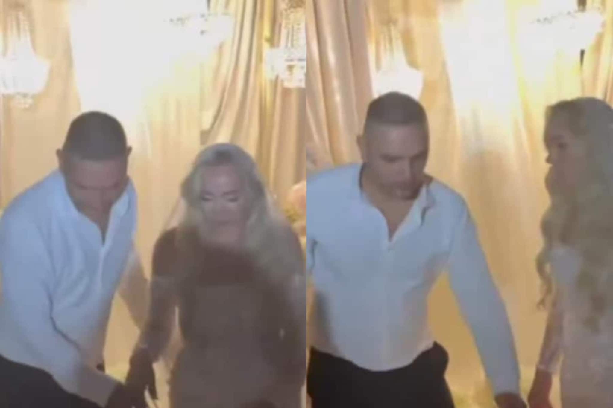 വധുവിന് നൽകാതെ വരൻ കേക്ക് രുചിച്ചു, വധു എതിർത്തു; ദേഷ്യം പിടിച്ച വരൻ കേക്ക് വലിച്ചെറിഞ്ഞു: വൈറൽ വീഡിയോ