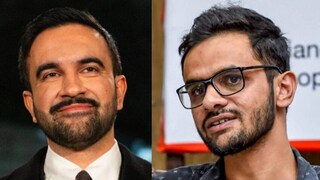 സൊഹ്റാൻ മംദാനി, ഉമർ ഖാലിദ്  (AP/PTI)