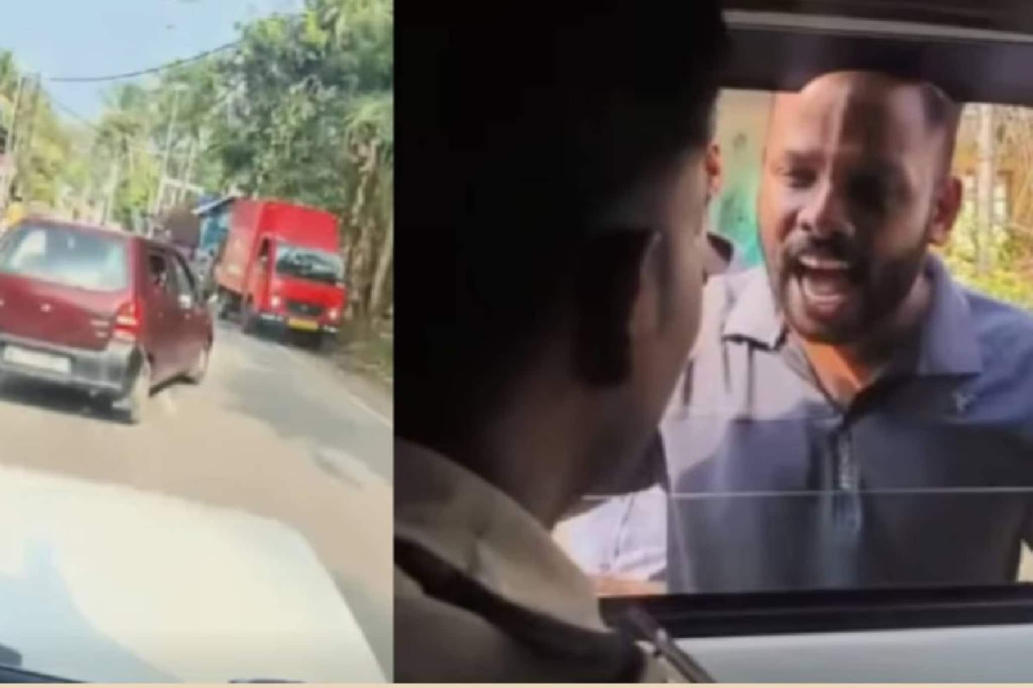 കാർ പൊലീസ് ജീപ്പിനു കുറുകെയിട്ട് ഡിവൈഎഫ്ഐ പ്രവർത്തകരുടെ തെറിവിളിയും ഭീഷണിയും കാർ പൊലീസ് ജീപ്പിനു കുറുകെയിട്ട് ഡിവൈഎഫ്ഐ പ്രവർത്തകരുടെ തെറിവിളിയും ഭീഷണിയും