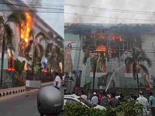 തീയണക്കാനുള്ള ശ്രമം തുടരുന്നു