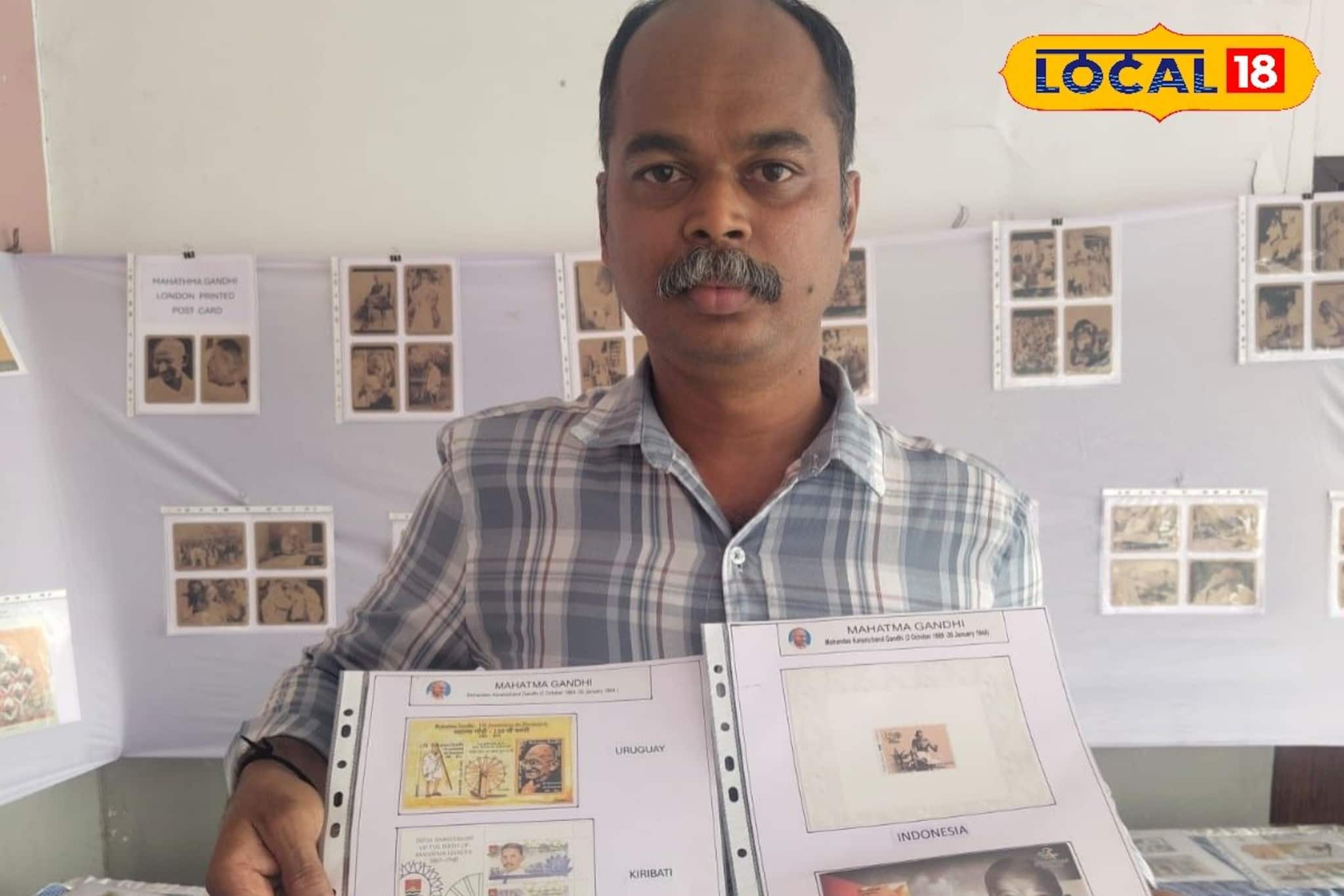 ഇനിയുമുണ്ട് രാജ്യങ്ങൾ, ഇനിയും വേണം ഗാന്ധി സ്റ്റാമ്പുകൾ; അപൂർവ്വ ശേഖരവുമായി കണ്ണൂർ സ്വദേശി