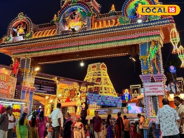 ദീപാലംകൃതമായ ആറ്റുകാൽ 