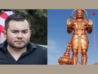 കാർലോസ് ടർഷ്യോസ്, ടെക്സസിലെ ഹനുമാൻ പ്രതിമ