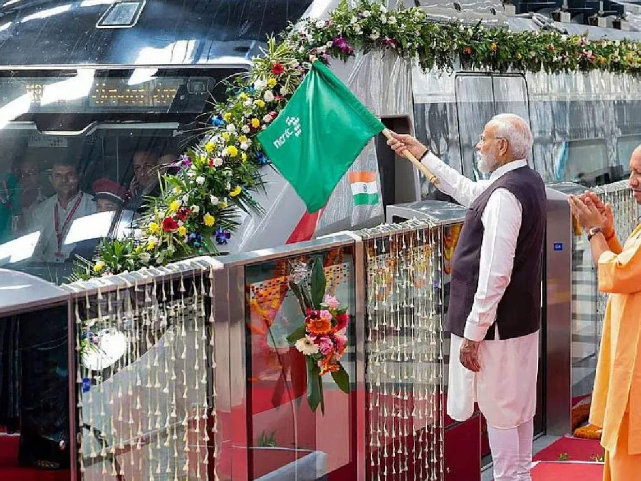 ഇന്ത്യയിലെ ഏറ്റവും വേഗതയേറിയ നമോ ഭാരത് ട്രെയിനും മീററ്റ് മെട്രോയും പ്രധാനമന്ത്രി നരേന്ദ്ര മോദി ഉദ്ഘാടനം ചെയ്തു