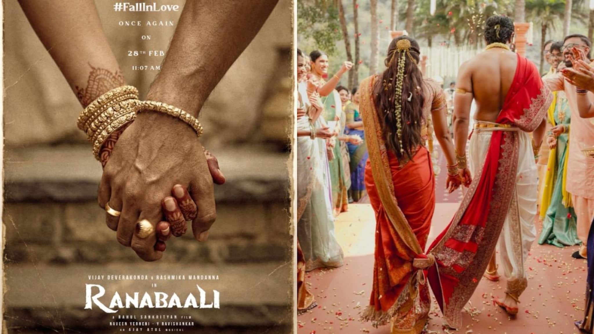 ആ കൈപിടുത്തവും സിനിമയുടെ ഭാഗമോ? വിജയ് ദേവരകൊണ്ടയും രശ്മിക മന്ദാനയും വിവാഹശേഷം ആദ്യമായി ഒരുമിച്ചഭിനയിക്കുന്ന 'രണബാലി'