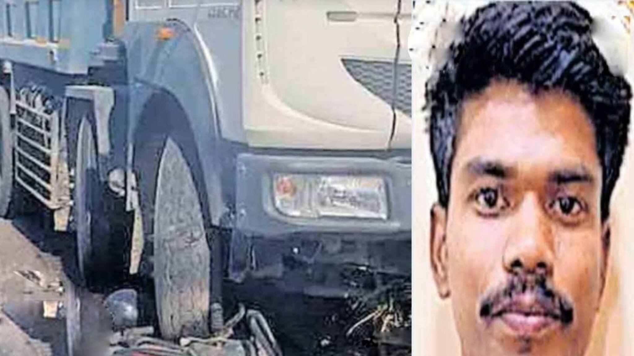 പാലക്കാട് വഴിയിലെ കുഴിയിൽ വീഴാതിരിക്കാൻ ശ്രമിക്കുന്നതിനിടെ ബൈക്ക് തെന്നി ലോറിയുടെ മുന്നിൽ വീണ 29 കാരൻ മരിച്ചു