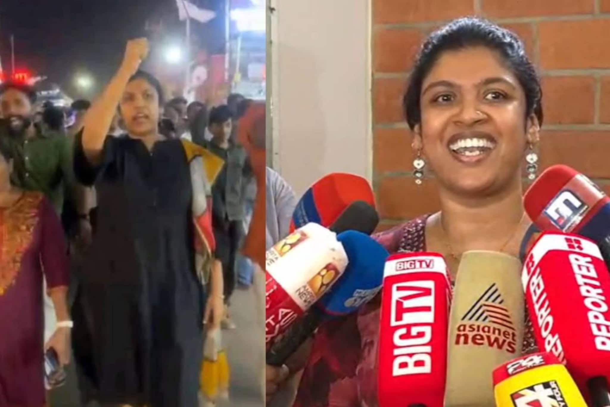 കൊല്ലത്ത് പ്രകോപനപരമായ മുദ്രാവാക്യം വിളിച്ച് ജാഥ; ചിന്ത ജെറോം ഉൾപ്പെടെ 55 പേർക്കെതിരെ കേസ്