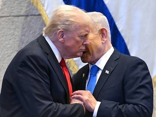 യുഎസ് പ്രസിഡന്റ് ഡോണൾഡ് ട്രംപും ഇസ്രായേൽ പ്രധാനമന്ത്രി ബെഞ്ചമിൻ നെതന്യാഹുവും (Image: AFP/File)