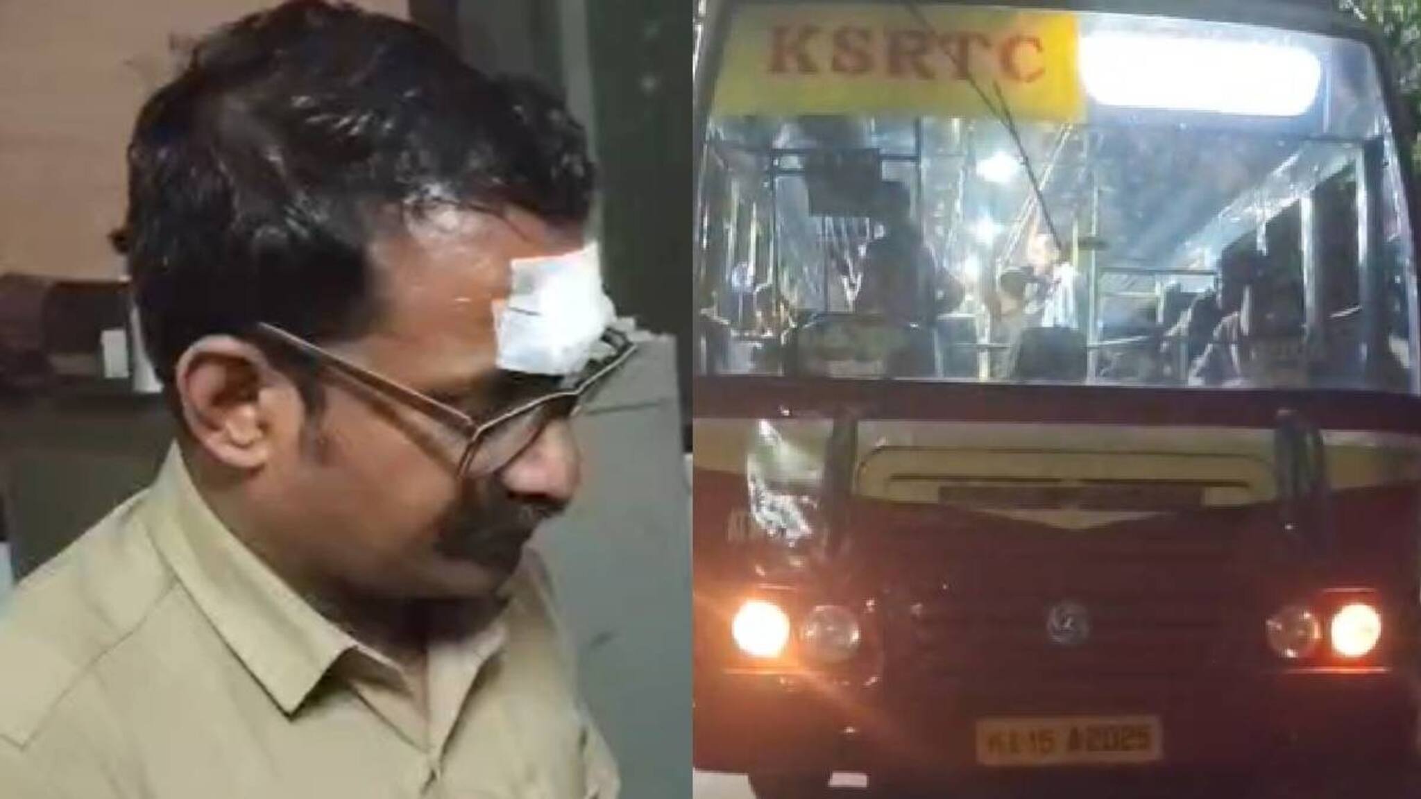 കൊല്ലത്ത് ഫുട്ബോർഡില്‍ നിന്ന് കയറിനിൽക്കാൻ ആവശ്യപ്പെട്ട കണ്ടക്ടറുടെ മുഖത്ത് യാത്രക്കാരൻ കടിച്ചു