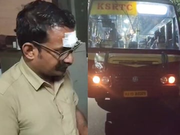 പരിക്കേറ്റ കണ്ടക്ടർ വിനു പരിക്കേറ്റ കണ്ടക്ടർ വിനു