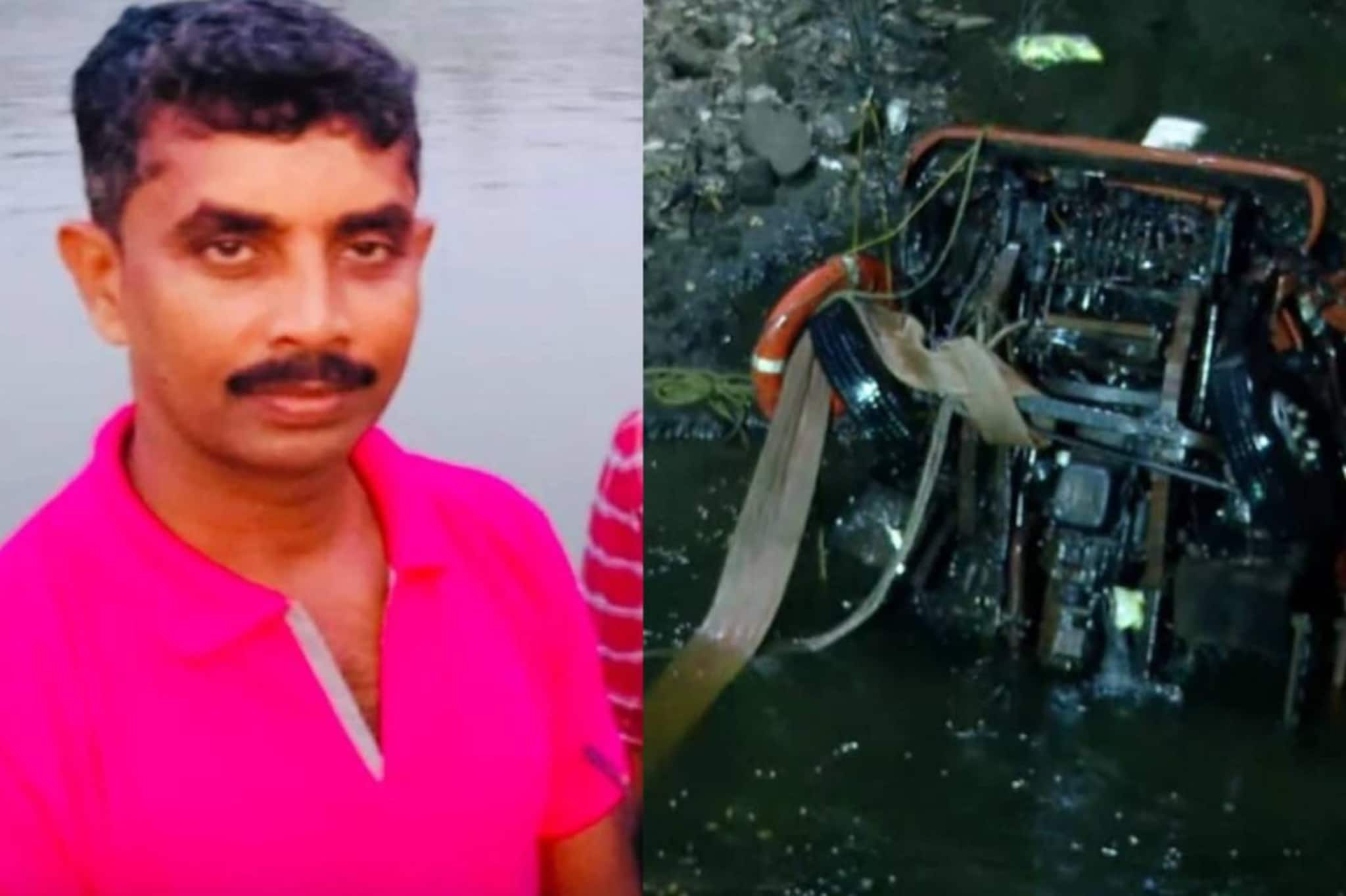 മലപ്പുറത്ത് 7 മണിക്കൂര്‍ രക്ഷാപ്രവര്‍ത്തനം വിഫലം; വെള്ളക്കെട്ടിൽ മറിഞ്ഞ ലോറിയിൽ മുസ്തഫയുടെ മൃതദേഹം കണ്ടെത്തി