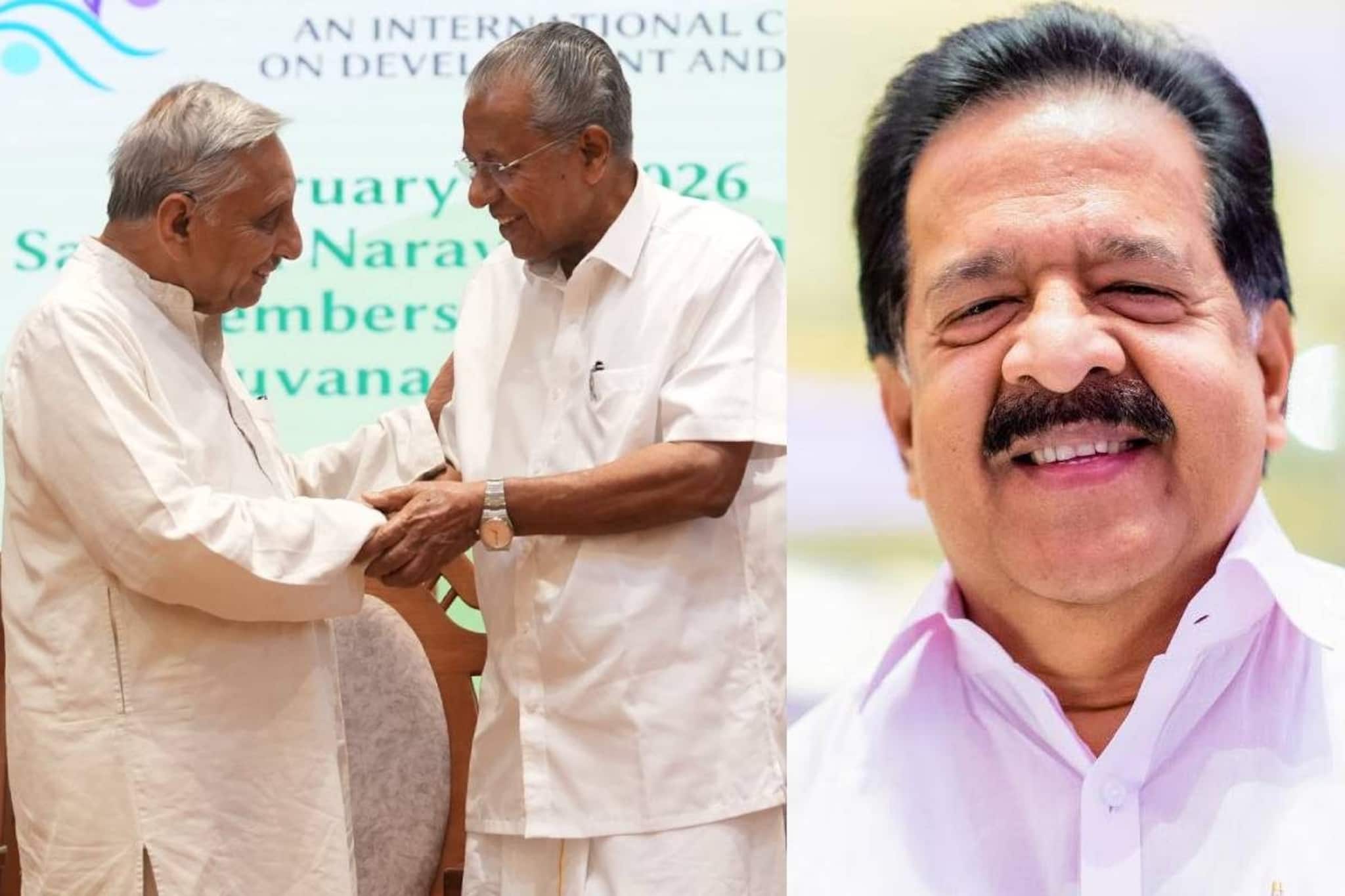 'മുഖ്യമന്ത്രിയെ ഗാന്ധിയെന്ന് പറയാത്തത് തന്നെ ഭാഗ്യം, മണിശങ്കർ അയ്യർ പാർട്ടിയിൽ ഇല്ല': രമേശ് ചെന്നിത്തല