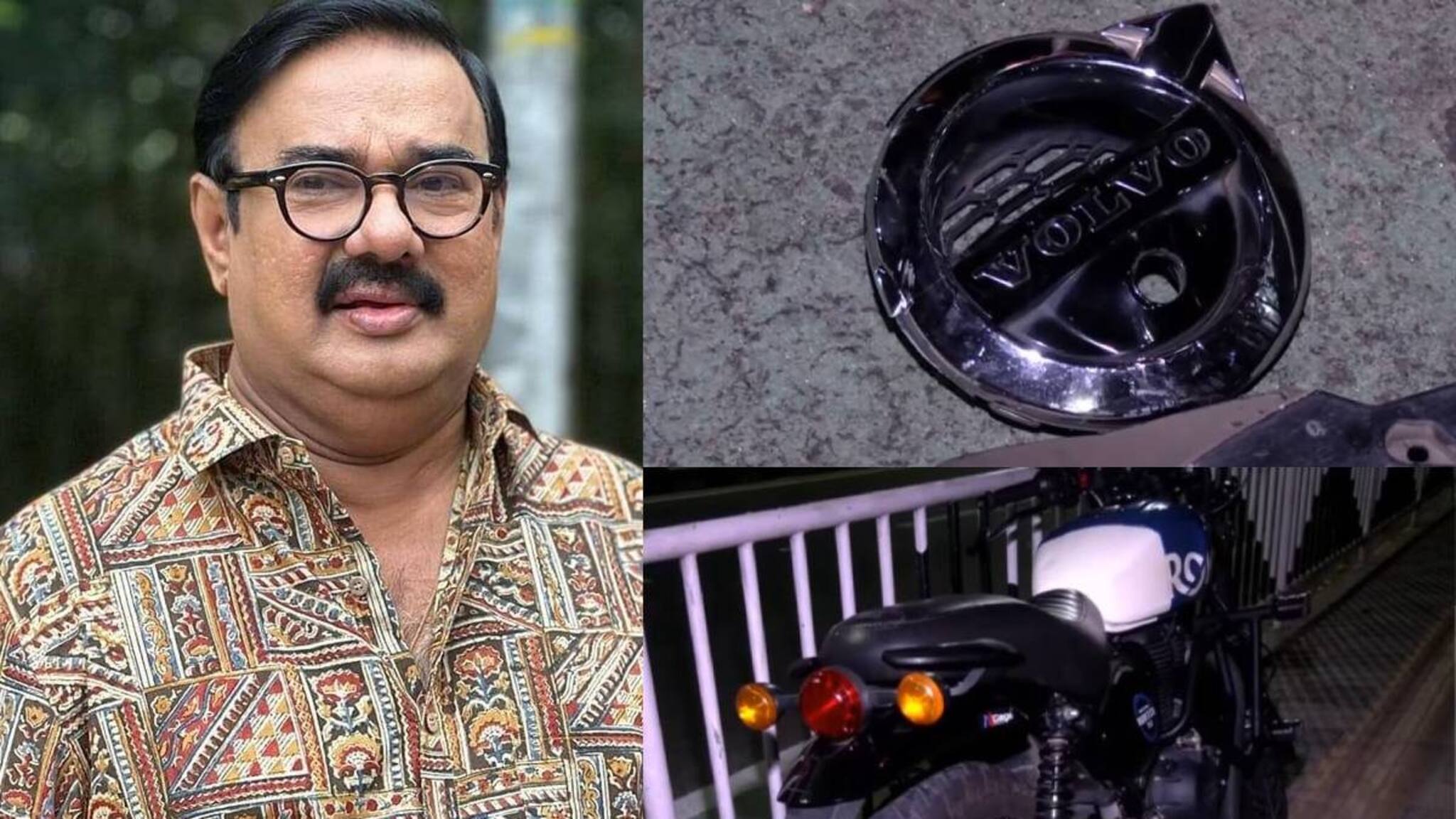 കാറോടിച്ചത് മണിയൻപിള്ള രാജു തന്നെ; ബൈക്ക് വന്നിടിച്ചു; നിർത്താതെ പോയത് ഭയംകൊണ്ടെന്ന് നടൻ