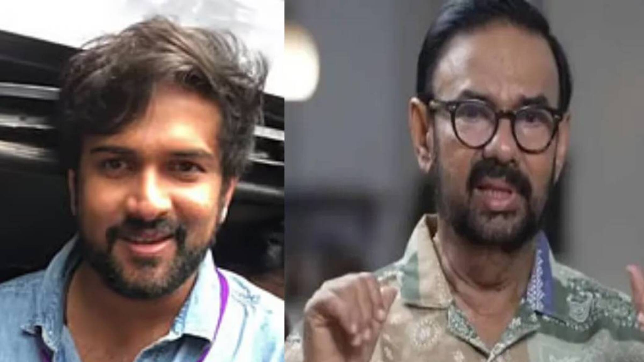 മണിയൻപിള്ള രാജു വിൻ്റെ മകൻ നിരഞ്ജ് സഞ്ചരിച്ച വാഹനത്തിൽ കെഎസ്ആർടിസി ബസിടിച്ചു