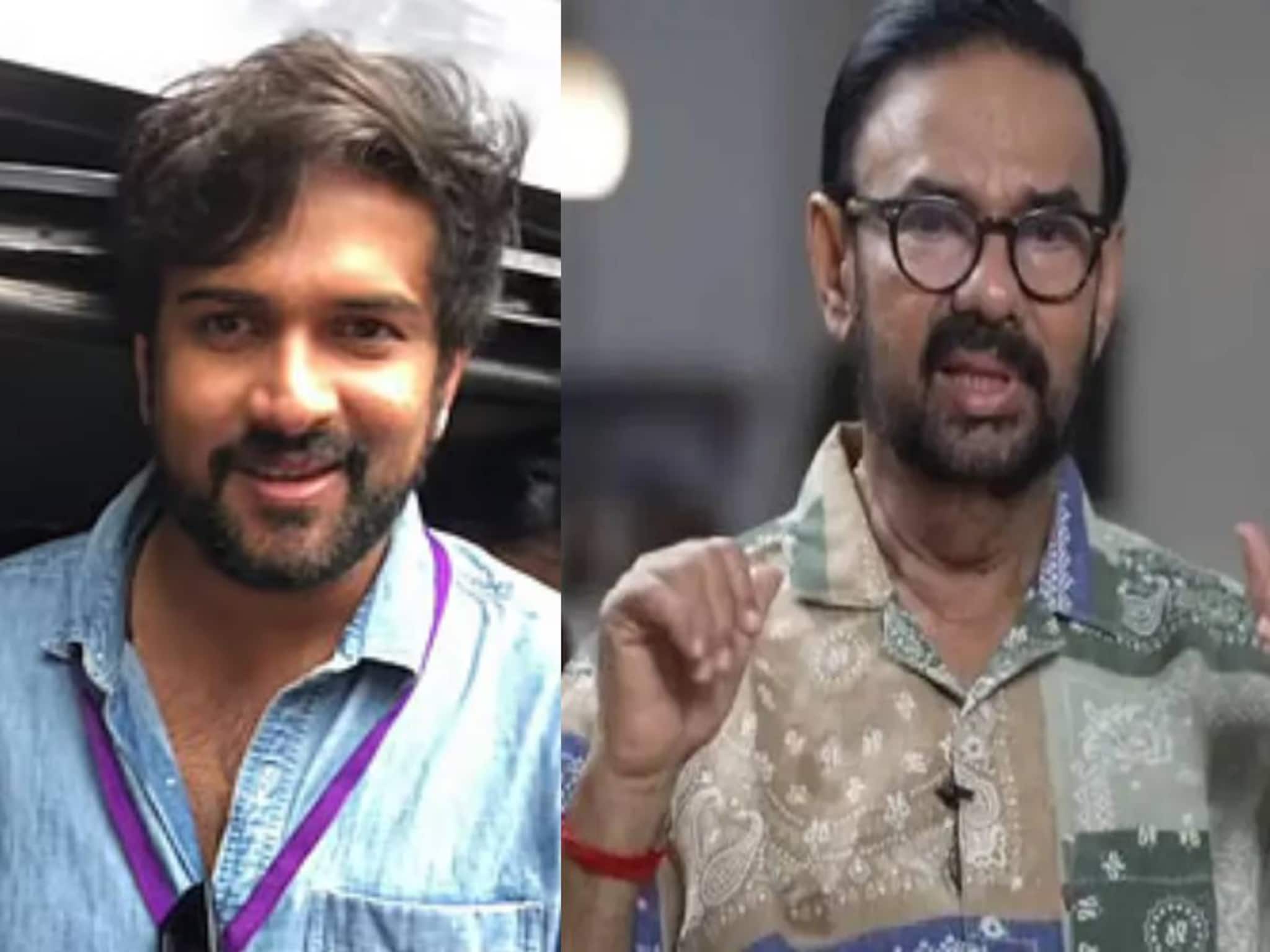 മണിയൻപിള്ള രാജു വിൻ്റെ മകൻ നിരഞ്ജ് സഞ്ചരിച്ച വാഹനത്തിൽ കെഎസ്ആർടിസി ബസിടിച്ചു