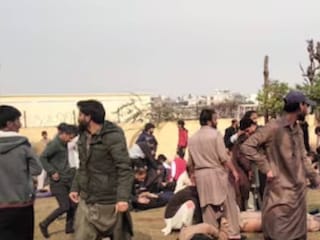 സംഭവസ്ഥലത്തെ ദൃശ്യം (Credits: X/@ShanAli2377957) സംഭവസ്ഥലത്തെ ദൃശ്യം (Credits: X/@ShanAli2377957)