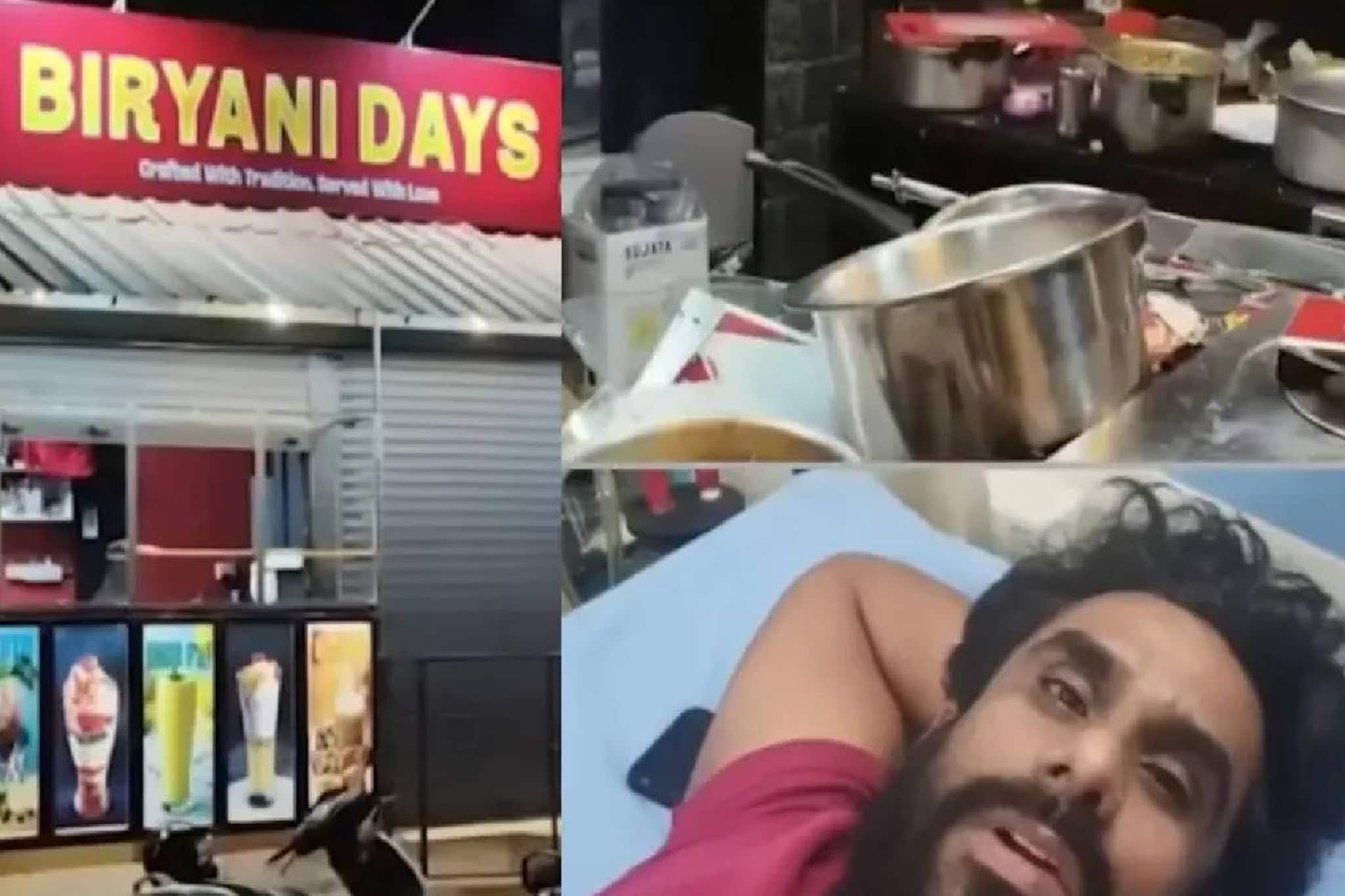 പെറോട്ടയ്ക്ക് ചൂട് കുറഞ്ഞെന്നാരോപിച്ച് ഫാസ്റ്റ് ഫുഡ് കടയുടെ ചില്ല് അടിച്ചുതകർത്ത് യുവാവ്‌