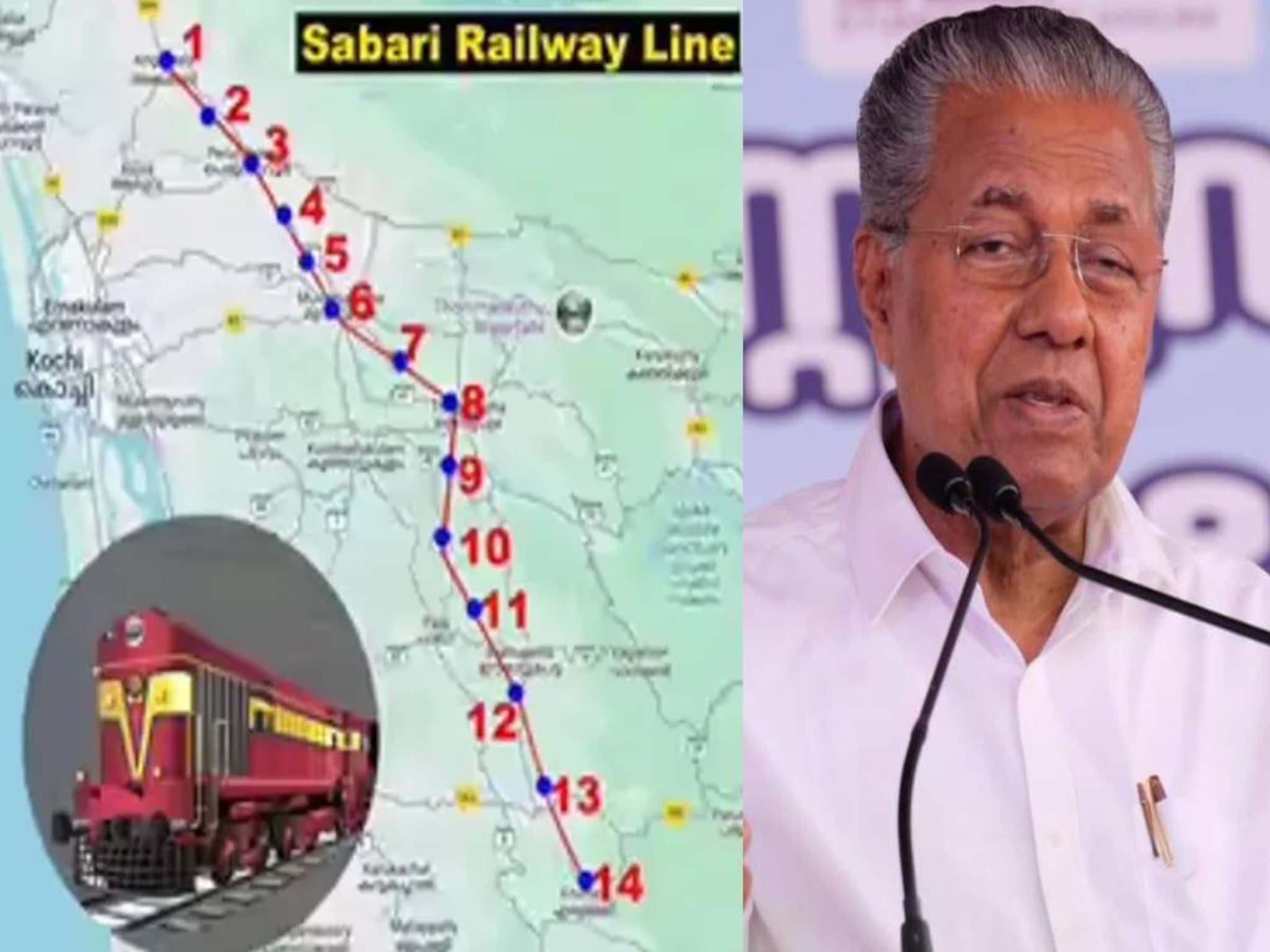 ശബരി പാത പദ്ധതിയുടെ പകുതി തുക 1900 കോടി രൂപ സംസ്ഥാന സർക്കാർ വഹിക്കും