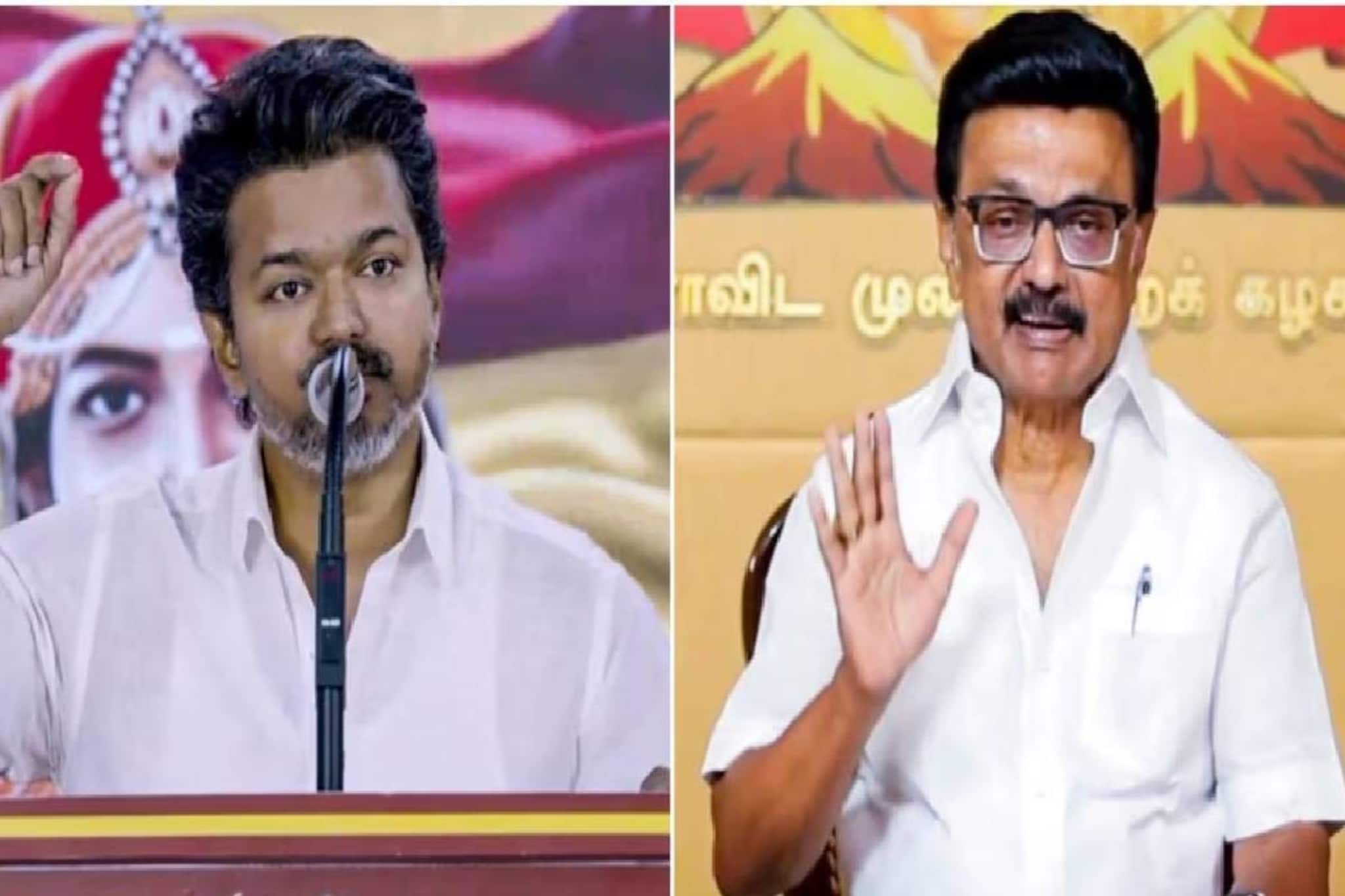 'വോട്ടിന് പണം നൽകുന്ന രീതി അവസാനിക്കണം': സ്ത്രീക്ഷേമ ധനസഹായത്തിന് പിന്നാലെ എം.കെ.സ്റ്റാലിനെതിരെ വിജയ്