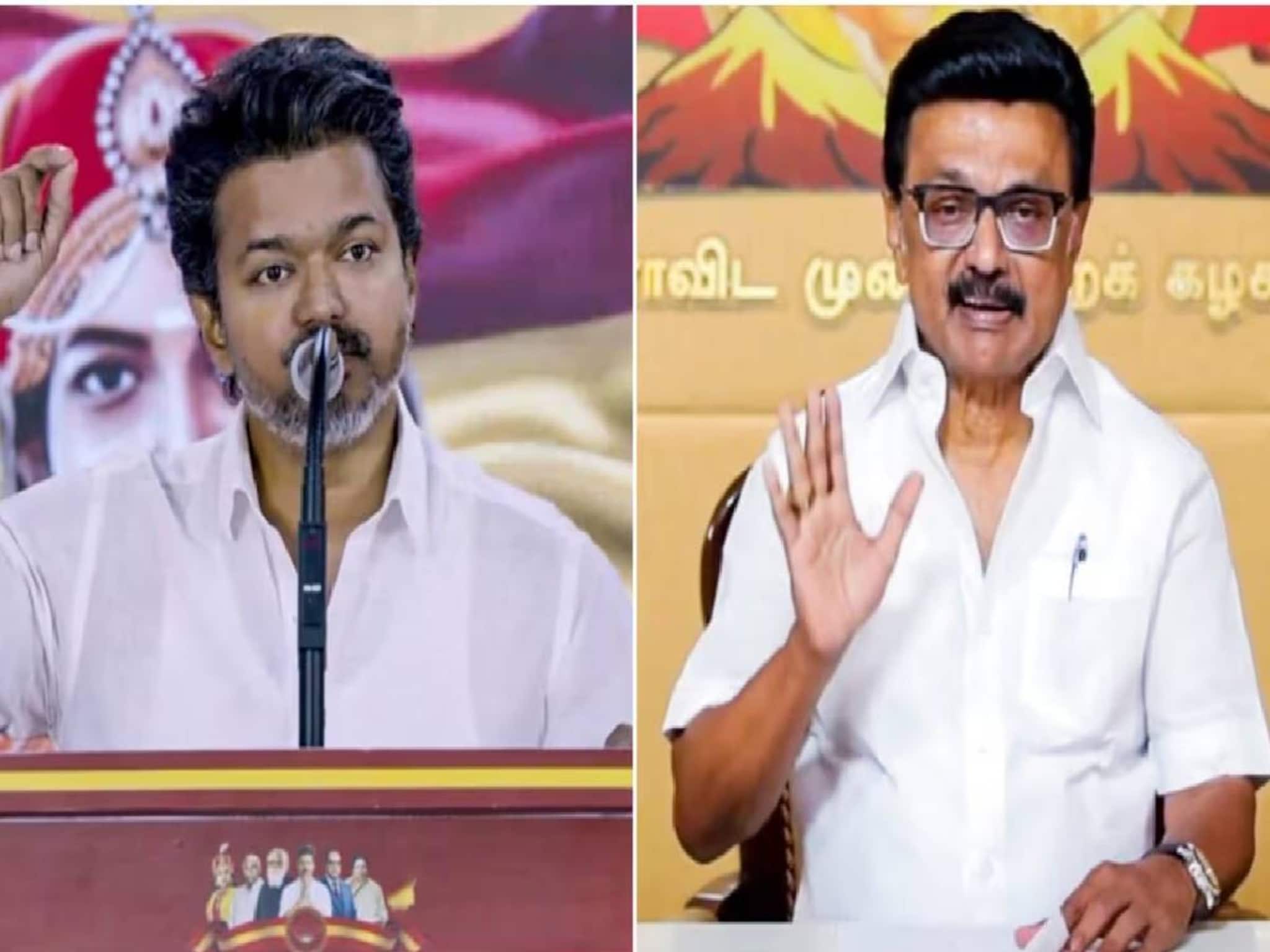 'വോട്ടിന് പണം നൽകുന്ന രീതി അവസാനിക്കണം': സ്ത്രീക്ഷേമ ധനസഹായത്തിന് പിന്നാലെ എം.കെ.സ്റ്റാലിനെതിരെ വിജയ്