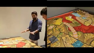 ജാപ്പനീസ് കമ്പനിയായ ഗീക്ക് പിക്ചേഴ്സ് സിഇഒ തൊമാറ്റ്‌സു കൊസാനോയ്ക്ക് പരമ്പരാഗതമായ 'സീതാരാമ കല്യാണം' ചിത്രം സമ്മാനിച്ചിരിക്കുകയാണ് താരം