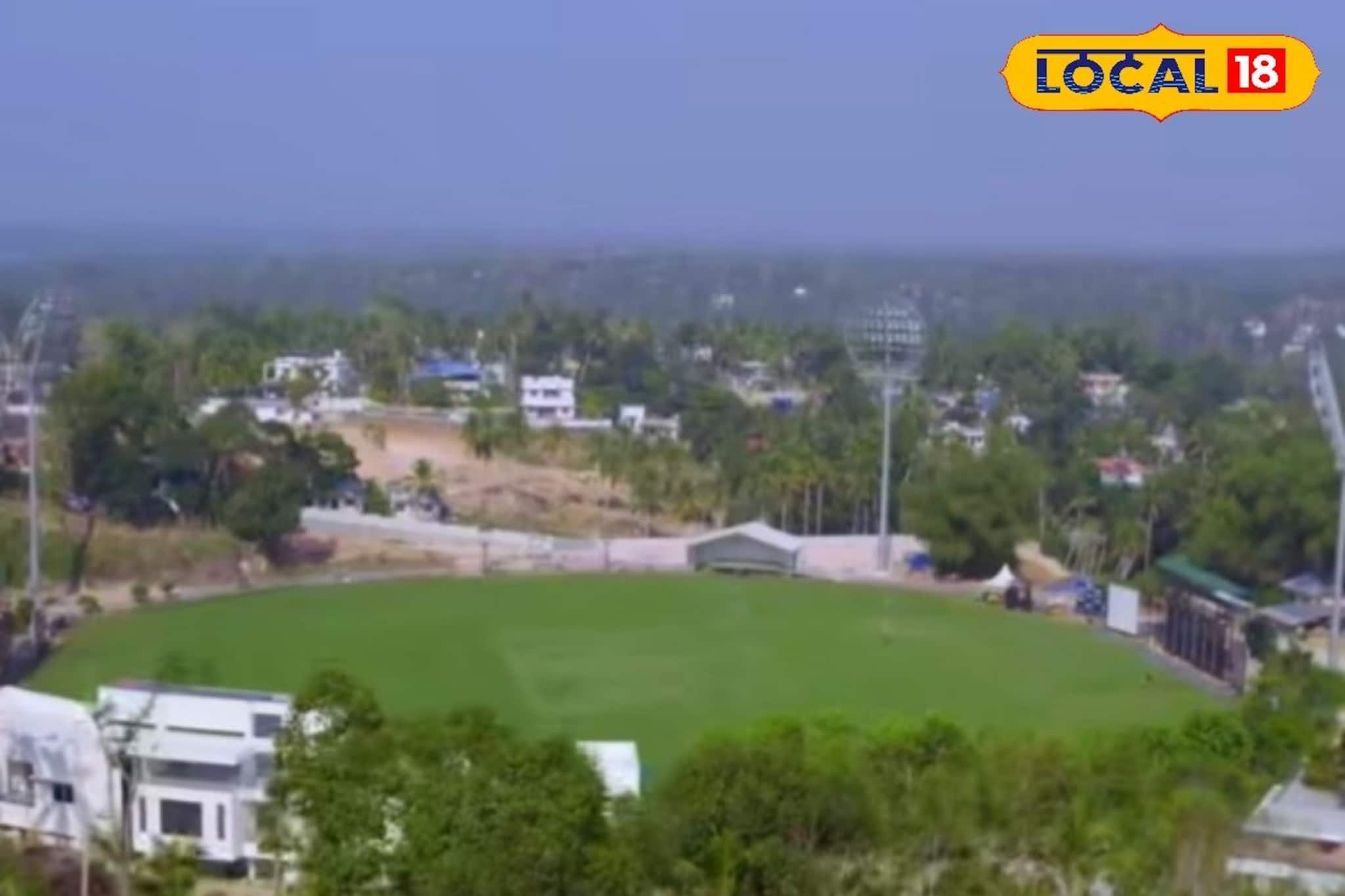 മംഗലപുരത്ത് അത്യാധുനിക എൽ.ഇ.ഡി. ഫ്ലഡ്‌ലൈറ്റ് സംവിധാനങ്ങളുമായി ഹൈടെക് ക്രിക്കറ്റ് സ്റ്റേഡിയം