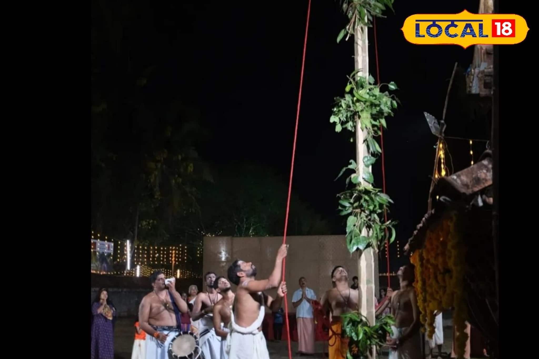 ആവണംകോട് സരസ്വതി ക്ഷേത്രത്തിൽ പൂരമഹോത്സവത്തിന് കൊടിയേറി; പത്ത് ദിവസത്തെ ആഘോഷങ്ങൾക്ക് തുടക്കം