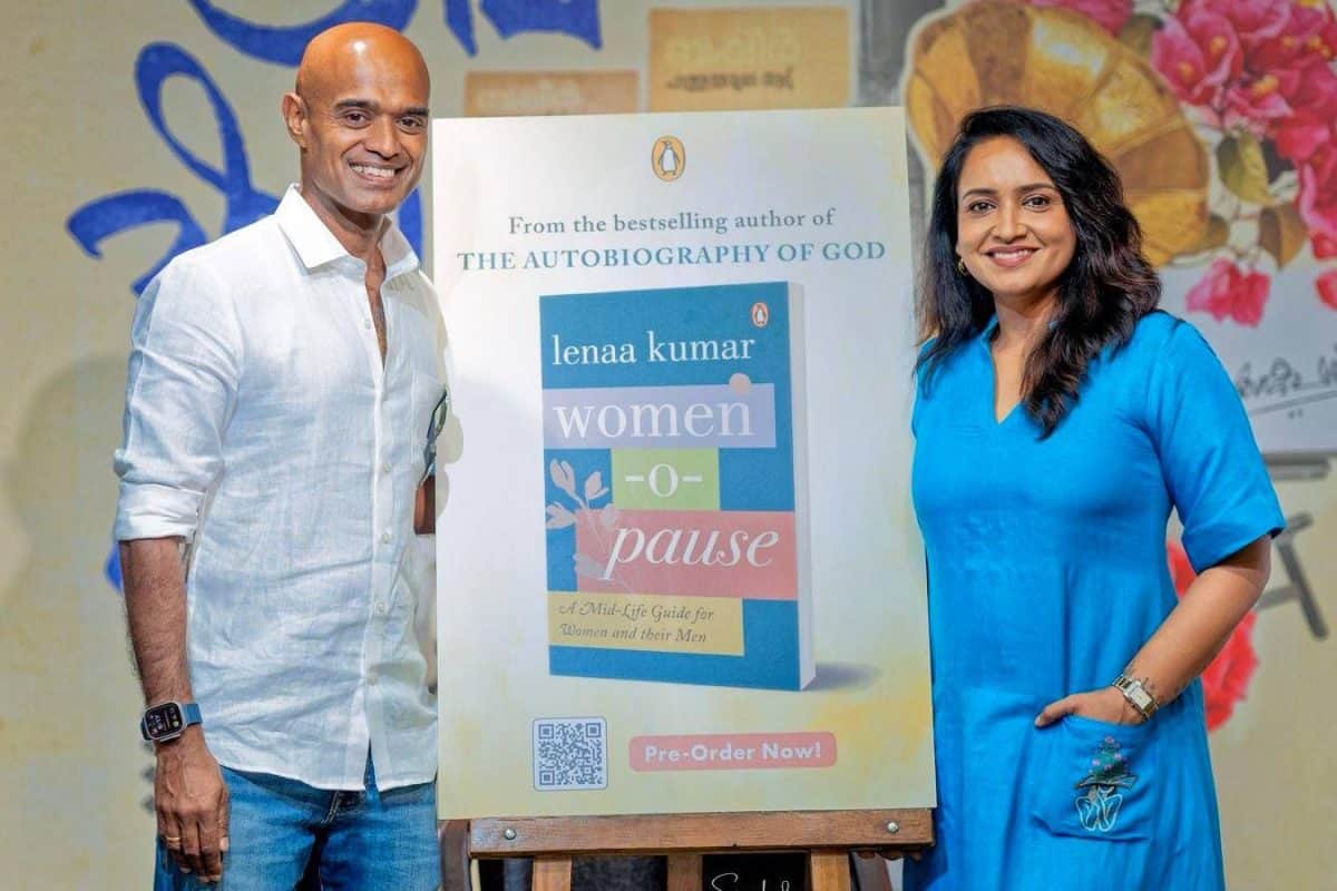 സ്ത്രീകളുടെ 35നും 55നും ഇടയിലെ കാലഘട്ടത്തെ 'വുമണോസെൻസ്' എന്ന് വിളിച്ച് ലെന; പുതിയ പുസ്തകം പ്രകാശനം ചെയ്ത് ഭർത്താവ് പ്രശാന്ത് ബാലകൃഷ്ണൻ നായർ