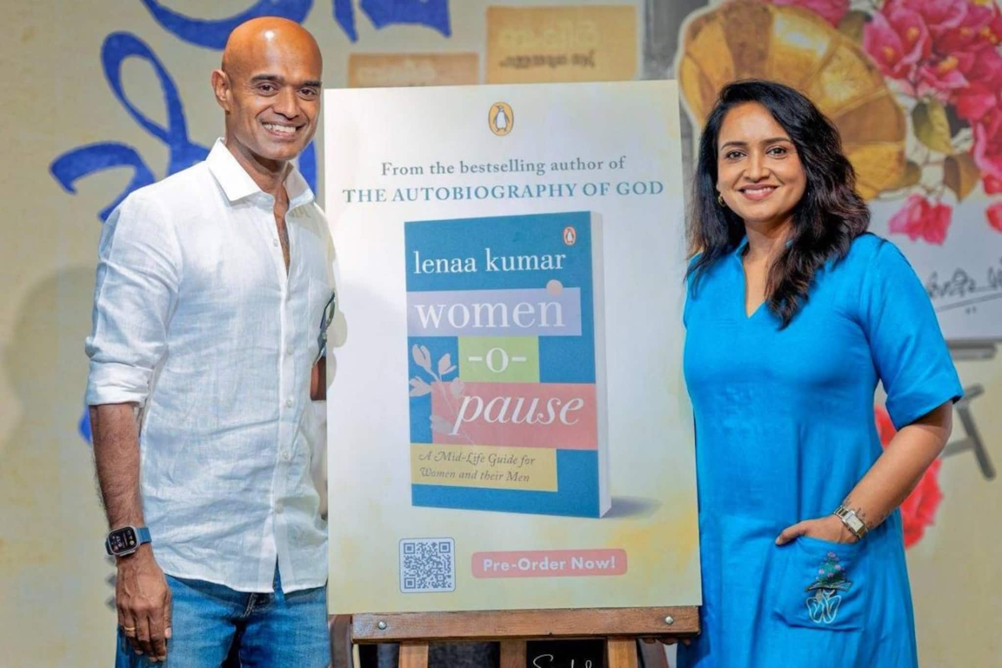 സ്ത്രീകളുടെ 35നും 55നും ഇടയിലെ കാലഘട്ടത്തെ 'വുമണോസെൻസ്' എന്ന് വിളിച്ച് ലെന; പുതിയ പുസ്തകം പ്രകാശനം ചെയ്ത് ഭർത്താവ്