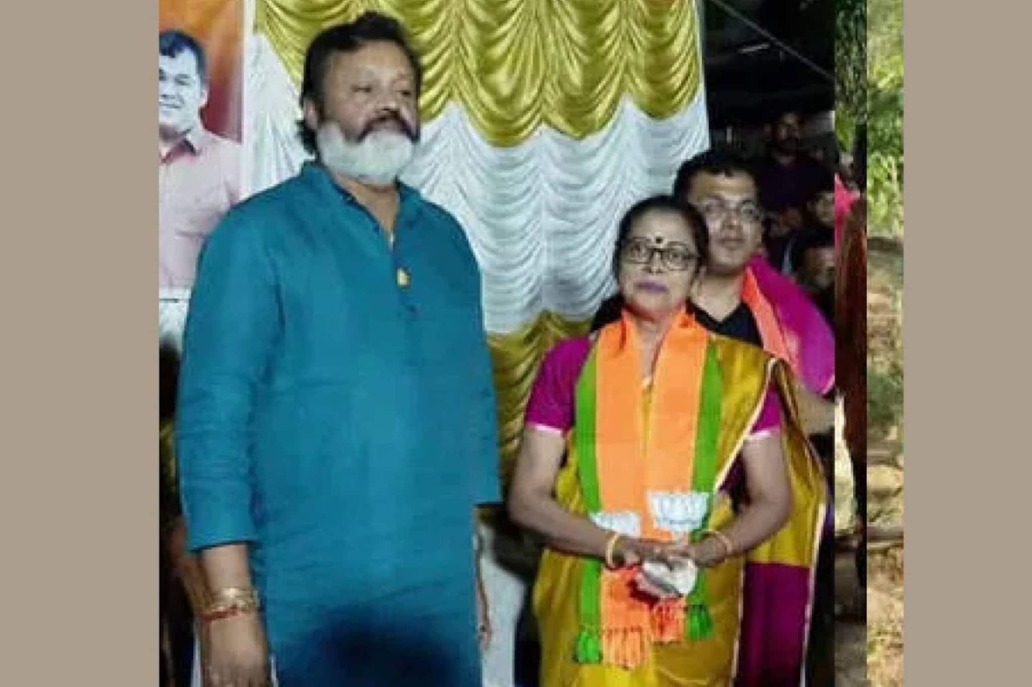 സുരേഷ് ഗോപിയുടെ മകളുടെ വിവാഹഫോട്ടോയുടെ പേരിൽ അവഹേളിക്കപ്പെട്ട കോൺഗ്രസ് നേതാവ് ബി.ജെ.പിയിൽ