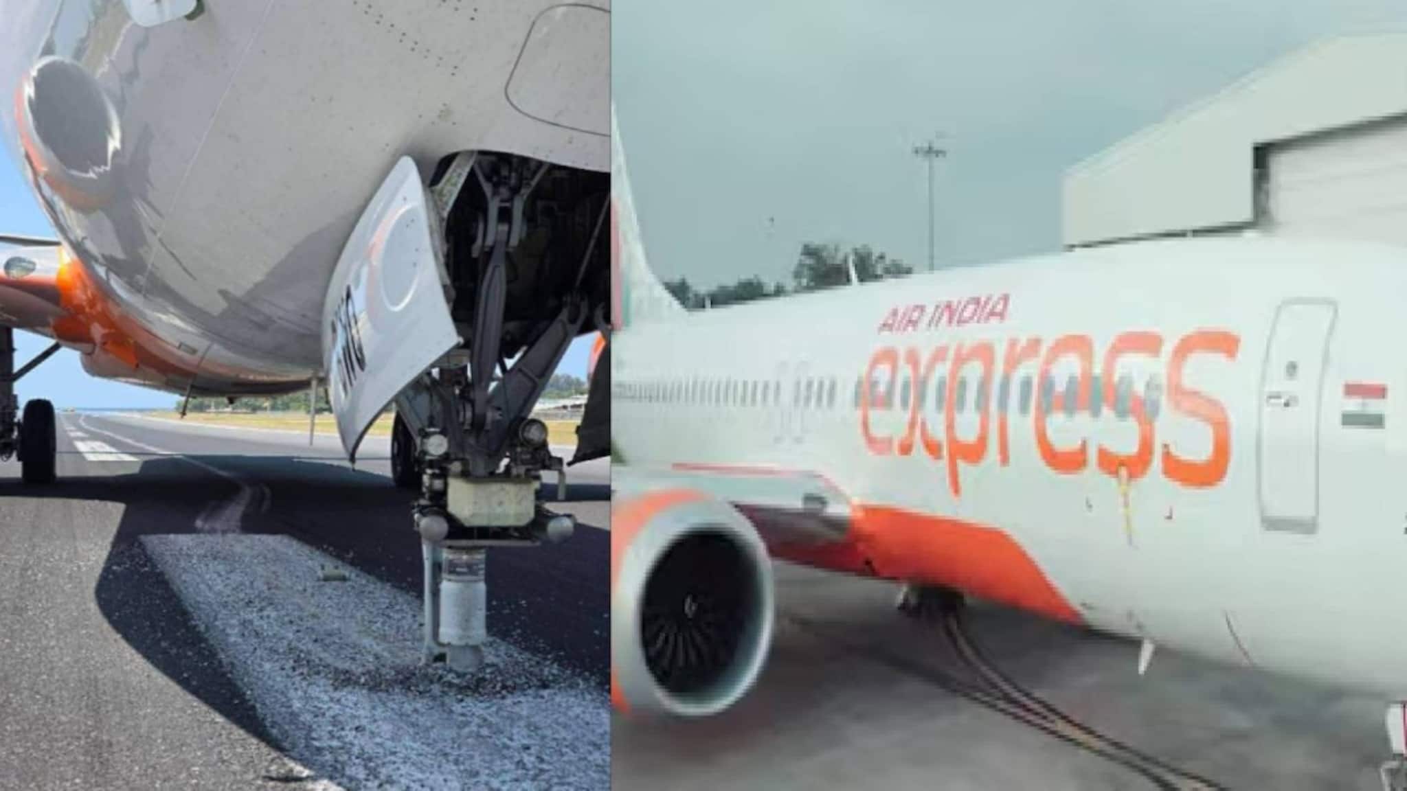 തായ്‌ലൻഡിലെ ഫുക്കറ്റിൽ ലാൻഡിംഗിനിടെ എയർ ഇന്ത്യ എക്സ്പ്രസ് ബോയിംഗ് 737 വിമാനത്തിന്റെ നോസ് വീലിൽ തകരാർ