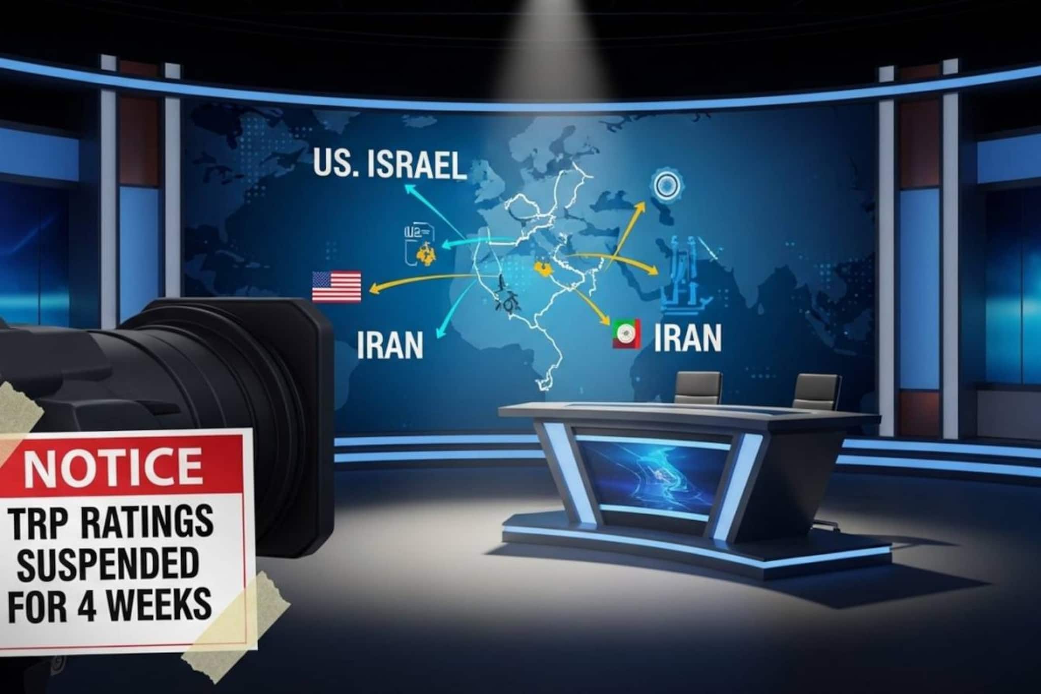 യുദ്ധം: വാർത്താ ചാനലുകളുടെ TRP റേറ്റിംഗ് 4 ആഴ്ച നിർത്തിവെക്കാൻ ബാർക്കിന് കേന്ദ്ര സർക്കാർ നിർദേശം