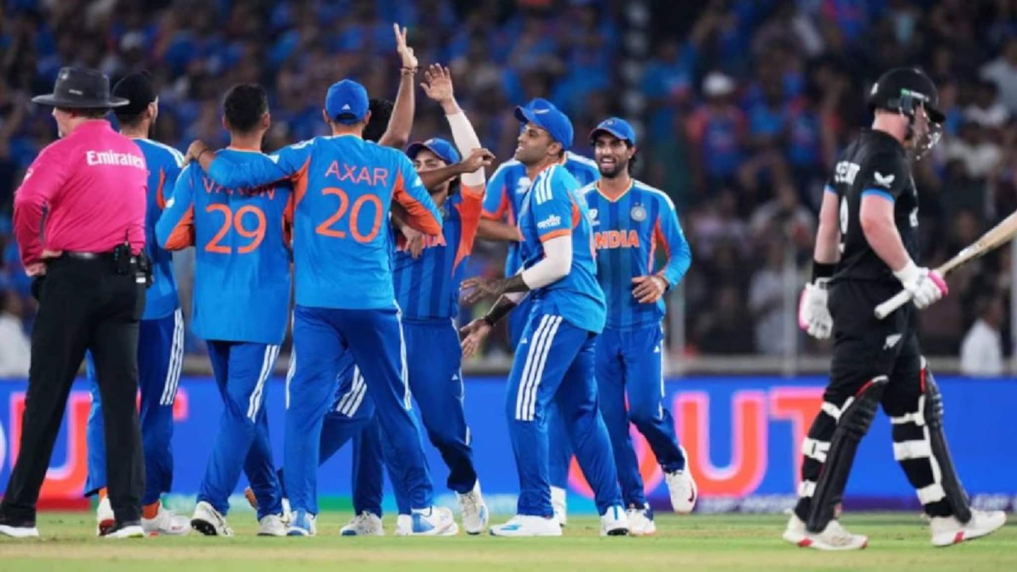 ICC T20 World Cup Final |ഫൈനലിലും തിളങ്ങി സഞ്ജു; കിവീസിനെ 96 റൺസിന് തകർത്ത് ഇന്ത്യയ്ക്ക് മൂന്നാം ടി20 കിരീടം